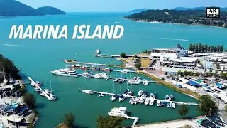 Marina Island | Jeti Marina Island | Marina Island Pangkor Resort | Frenzy Water Park (4k Video)