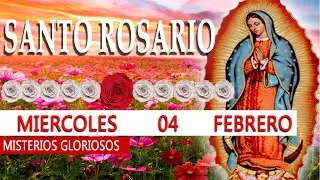 SANTO ROSARIO CORTO DE HOY - MIERCOLES 04 DE FEBRERO 2026 - ROSARIO A LA VIRGEN DE GUADALUPE