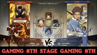 Avatar Legends The Fighting Game Menu, Character/Stage Select Screen