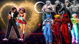 [Mugen KOF] Kyo SL VS DARK Rugal Team and Orochi Team