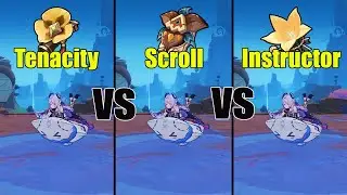 Citlali BEST Support Artifacts - Tenacity vs Scroll vs Instructror // Genshin impact