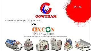 GOWTHAM INDUSTRIES IN EXCON 2022 BENGALURU INTERNATIONAL EXHIBITION CENTER