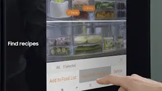 Smart Cooking with the Family Hub&trade; on the Bespoke French Door Refrigerator | Samsung