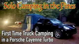 Solo Truck Camping in the Pines of Arizona | Easy Camp Cooking, Cooler Tips for Beginners.