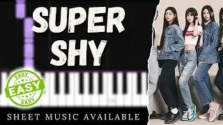 NewJeans - Super Shy (Easy Piano Tutorial)