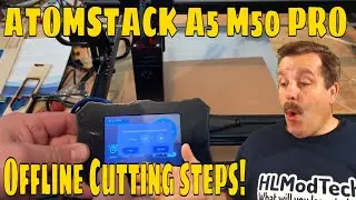 First Offline Laser CUT ATOMSTACK A5 M50 PRO Love this feature!