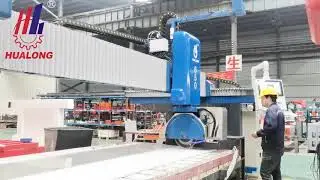 Hualong machinery automatic stone cutting machine cnc bridge cutting machine cnc stone machine