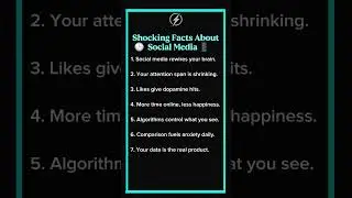 Shocking Facts About Social Media #motivation #quotes