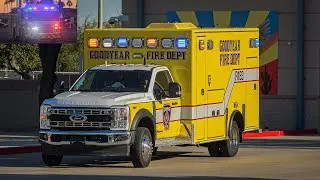 *New* Rescue 183 & *new* Engine 181 Responding Goodyear Fire Dept.