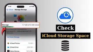 How To Check iCloud Storage on iPhone | View iCloud Storage | Show iCloud Storage iPhone