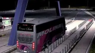 Euro Truck Simulator 2 Bus trip to Rabat with Busscar Panoramico DD part1