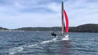 Foiling Viper - chasing gusts home