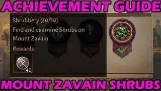 EASY Shrubbery Under 25 mins - Mount Zavain  - Diablo immortal [achievement guide]