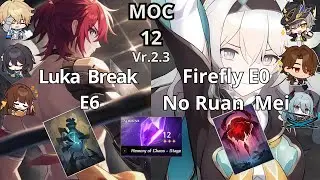MOC 12-Luka E6 Break & Firefly E0 No Ruan Mei  | Honkai Star Rail