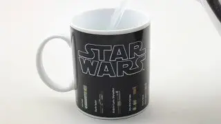 Star Wars Lightsaber Heat Reveal Mug color change from Full Force Imports