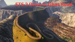 ETS 2 ghat & mountain road driving 🚛 | Nitho Drive Pro V200 Gaming Steering gameplay