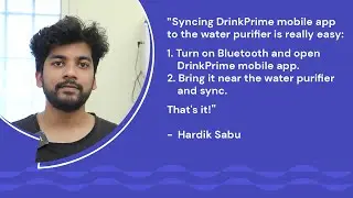 How To Sync DrinkPrime Water Purifier With Mobile App - DrinkPrime