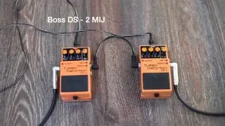 Boss DS - 2 vintage MIJ vs MIT