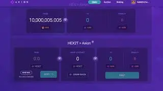 Axion Staking Platform TestNet Day 6 Plus UI 10 Day Upgrade Announcement!