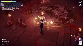 Figure out how to arrange the tiles on the floor in the Library of Lore to pass into the Unwritten R