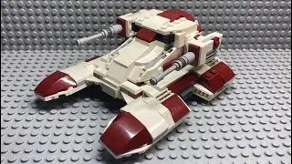How To Build A Custom Mini Lego Star Wars Republic Fighter Tank Tutorial 