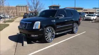 Escalade Sitting On 28 inch Gianelle Rims