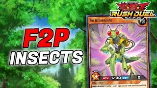 TIRED OF SPEED DUELS? TRY THIS RUSH DUEL F2P DECK: INSECTS! (yu-gi-oh duel links)