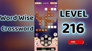 Word Wise Crossword Level 216 🧩 | Smart Crossword Puzzle Walkthrough | Go Answer