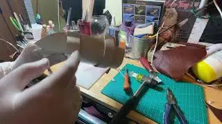 Making a &ldquo;scout carry&rdquo; leather knife sheath
