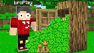 BROPLAY AĞA&Ccedil;TA PARAYI BULUYOR - MİNECRAFT