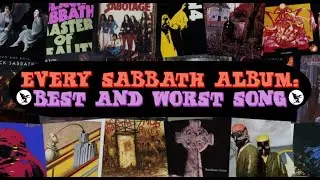 The BEST And WORST SONG On Every BLACK SABBATH STUDIO ALBUM (BLACK SABBATH-13)