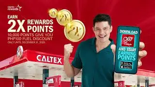 Earn 2X Caltex Rewards Points for more fuel discounts!