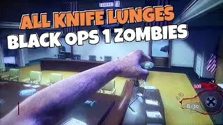 All Knife Lunge Glitches Bo1 Zombies