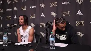 Arizona 84, UCF 77 - Themus Fulks & Jordan Burks Press Conference ⚔️🏀