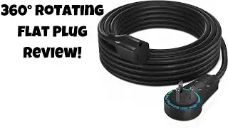 Maximm Cable 15 Feet 360&deg; Rotating Flat Plug Extension Cord REVIEW!!!