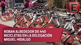 Roban al servicio de renta 'Mobike' 88% de sus bicicletas