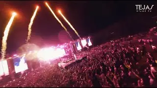 Tu Maan Mere Jaan ✨ Fireworks FPV Drone | King Singer Live Concert Surat 2024 | Tejas Stage FX