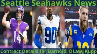 Contract details are out for Sam Darnold, DeMarcus Lawrence, Cooper Kupp