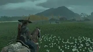 Ghost of Yōtei 4K PS5 gameplay Mountain Bear's Pride +  Manjuro's Samurai End