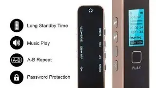 Mini Digital Voice Audio Recorder MP3 Player Dictaphone Sound Recording Device NA Voice Recorder
