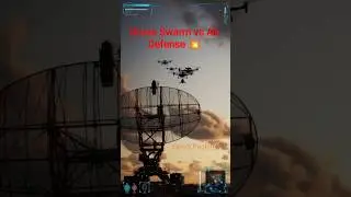 Drone Swarm vs Air Defense 💥 | Futuristic Tech #shorts