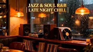 RnB Jazz Caf&eacute; Ambience for Rainy November Nights | Warm Golden Study Music for Deep Focus