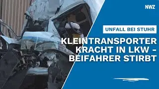 Unfall auf A1 bei Stuhr – Beifahrer von Kleintransporter tot