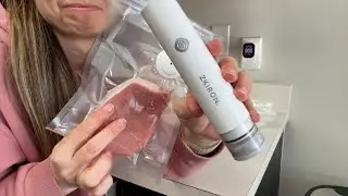 ZKIRON OneTouch Handheld Vacuum Sealer with 12 Reusable Vacuum Bags | How Fast Does It Seal?