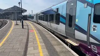 TPE Class 68031 with Mk5 coaches departs York on York to Scarborough 17/04/21