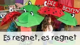 👩🏼 Es regnet, es regnet - Singen, Tanzen und Bewegen || Kinderlieder