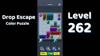 Drop Escape Level 262 Walkthrough 🟡🧩 | Color Puzzle Game Guide | Go Answer