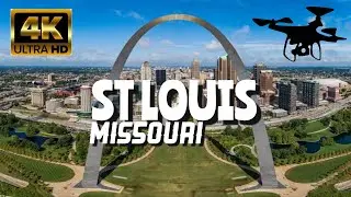ST LOUIS, Missouri In 4K By Drone - Amazing View Of ST Louis, Missouri