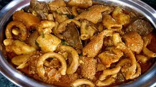 🔥 Village Style Mutton Ojri Recipe | देहाती अंदाज़ में मटन ओजड़ी करी | Desi Food Cooking 🍲🐐
