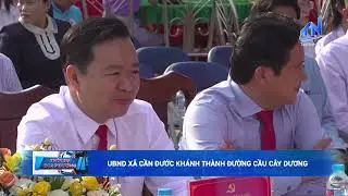 UBND x&atilde; Cần Đước kh&aacute;nh th&agrave;nh đường Cầu C&acirc;y Dương